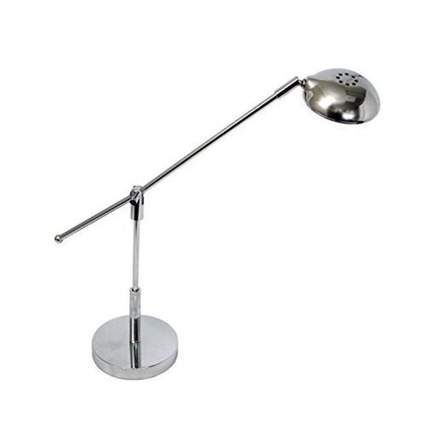 All The Rages All The Rages LD1035-CHR Simple Designs 3W Balance Arm LED Desk Lamp with Swivel Head; Chrome LD1035-CHR